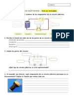 Circuitos Electricos Ficha de Actividades