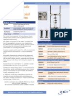 Semi-Automatic Air Water Pressure Triaxial Testing System Datasheet
