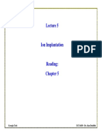 ECE6450L5 Ion Implantation