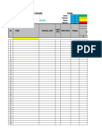 Summary Health Surveillance Template