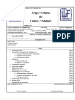 Arquitectura de Computadoras Plan 2008