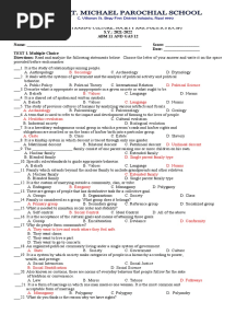 Diagnostic Test in Ucsp