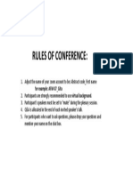 Rules of Conference.