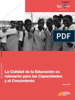 Informe de Educación