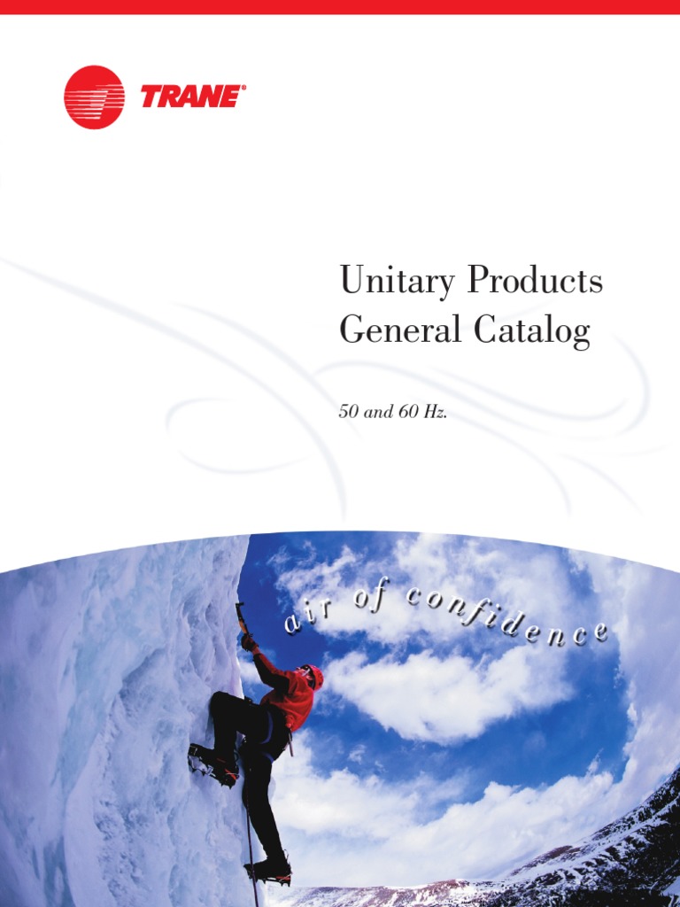 Trane Catalog | PDF | Air Conditioning | Heat Exchanger
