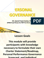 MODULE 3 (Personal Charter Statement and Scorecard)