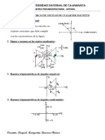 Razones Trigonométricas de Ángulos de Cualquier Magnitud