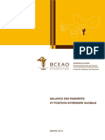 Balance Des Paiements Et Position Exterieure Globale 2014 - Benin