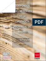 LOS FONDOS DOCUMENTALES DIPUTACION PROVINCIAL MADRID Version Digital