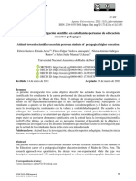 Articulo Actitud Hacia La Investigación Científica 2021