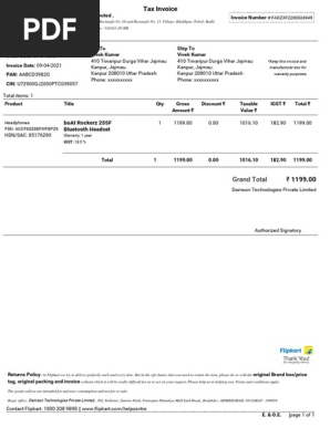Invoice
