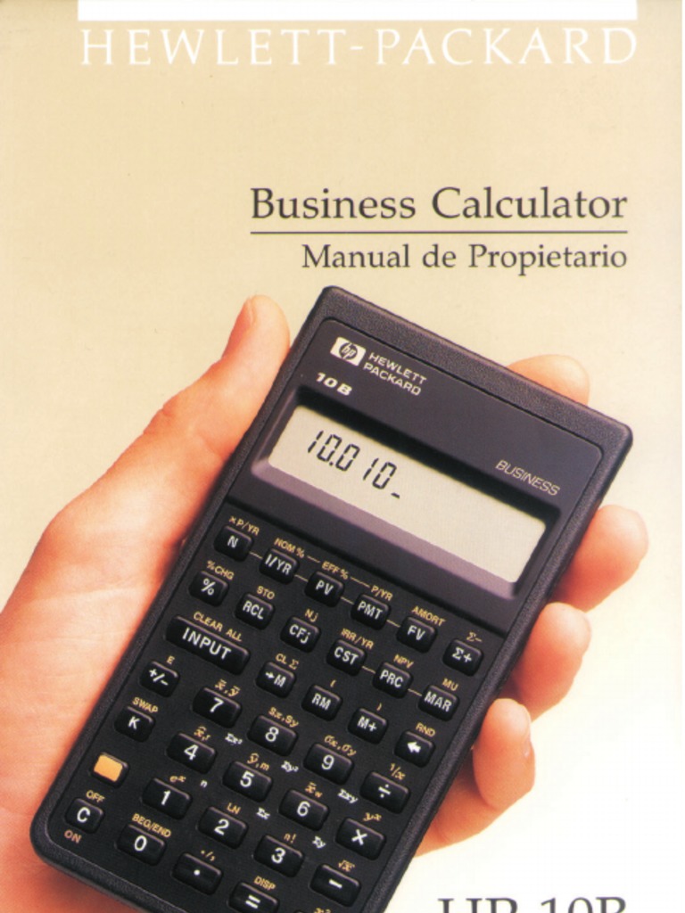 Manual HP 10B PDF