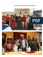 Participación Social y Política de Los Diferentes Pueblos de Guatemala