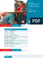 Basic PFA: Training in Psychological First Aid For Red Cross and Red Crescent Societies