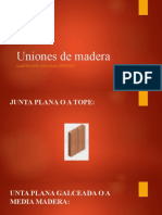 Uniones de Madera