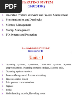 1 - UNIT - I - Operating Ssystem Overview and Process