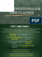 First Conditional & Time Clauses Presentation