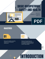 Basic Occupational Safety and Health: 20-51577 Mariel G. Camasis Bsee 1A