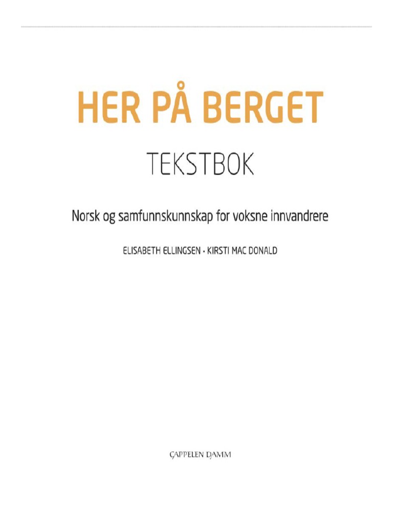 Her På Berget - Tekstbok | PDF