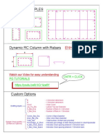 Automated Column RC Dynamic Block - AutoCAD - MM - ENHANCED