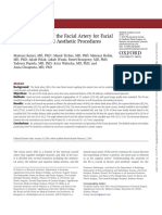 Anatomical Map of The Facial Artery For Facial 2019