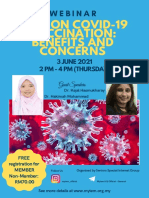 Talk On Covid-19 Vaccination: Benefits and Concerns: Webinar