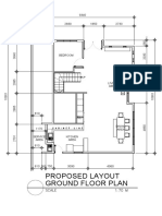 Proposed Layout Ground Floor Plan: Bedroom