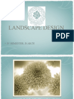 Landscape Design: Iv Semester, B.Arch