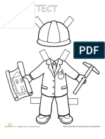 Career Paper Dolls Architect Boy