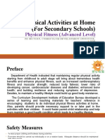 Doing Physical Activities at Home For Secondary Schools Physical Fitness Advanced Level Eng