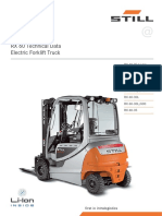 RX 60 Technical Data Electric Forklift Truck