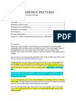 The Obedience Pattern