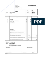 PT MSE Purchase Order for Strapless and Office Supplies