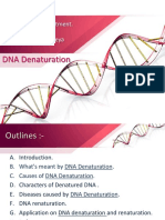 DNA Denaturation: Biochemistry Department. Course Code:701 Instructor: Dr/Omneya