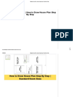 Standard Room Size - How To Draw House Plan Step by Step