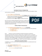 Data Analytics 01: Id Attributes Are Usually Ignored by Modeling Algorithms Because They Are Only Used As Unique