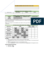 Clinical Assessment Marking and Interpretation Form