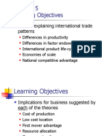 Factors Explaining International Trade Patterns and Theories