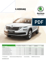 2016 Skoda Kodiaq Ceny