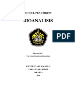 Modul Praktikum Bioanalisis Edisi III 2018