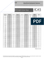 ICAS English 2015 Answer Keys