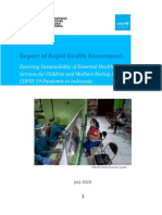 UNICEF Report of Rapid Essential Health Service Assessment