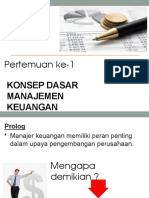 Konsep Dasar Manajemen Keuangan