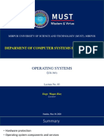 Deparment of Computer Systems Engingeering: Mirpur University of Science and Technology (Must), Mirpur