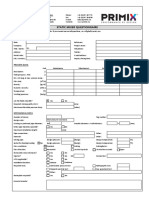 Primix B.V.: Static Mixer Questionnaire