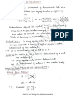 Determinants Short Notes Bhannat Maths Aman Sir Compressed