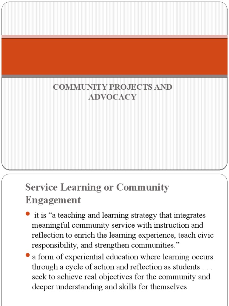 NSTP Powerpoint Community Service | PDF | Community | Psychological ...