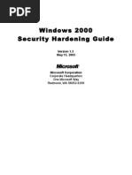 Download Windows 2000 Hardening Guide by Cherry Leong SN52385460 doc pdf