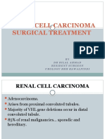 Renal Cell Carcinoma Surgical Treatment: DR Bilal Ahmad Resident Surgeon Urology BBH Rawalpindi