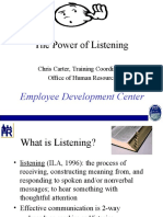The Power of Listening: Employee Development Center